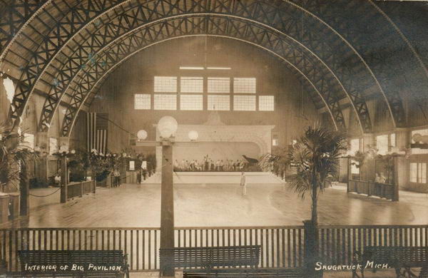 Big Pavillion - Old Post Card Photo Of Big Pavillion (newer photo)